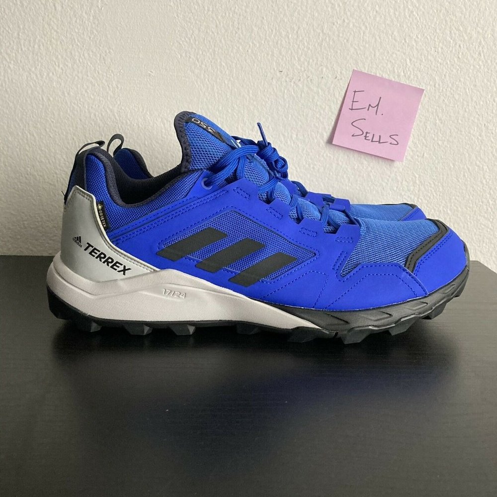 Adidas Terrex Agravic TR Gore-Tex Trail Running Shoes FZ4083 Blue Black Size 12